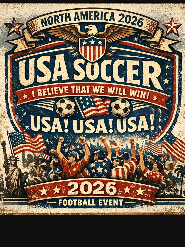 I Believe That We Will Win USA 2026 Soccer Fan Chant by YIDOX