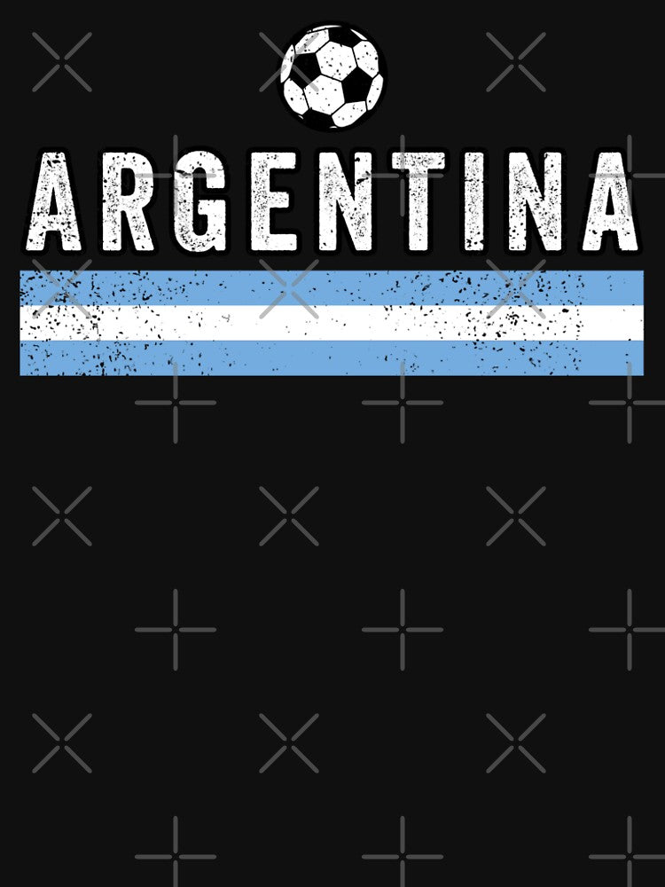 SOCCER TEAMS FLAG LINES - ARGENTINA - Fans and Teams for Men and Women T-shirt by wallsandpatts