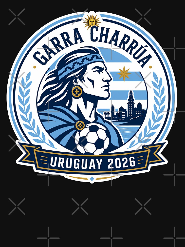 Uruguay 2026 Garra Charrua Football Crest by RedCircleArt