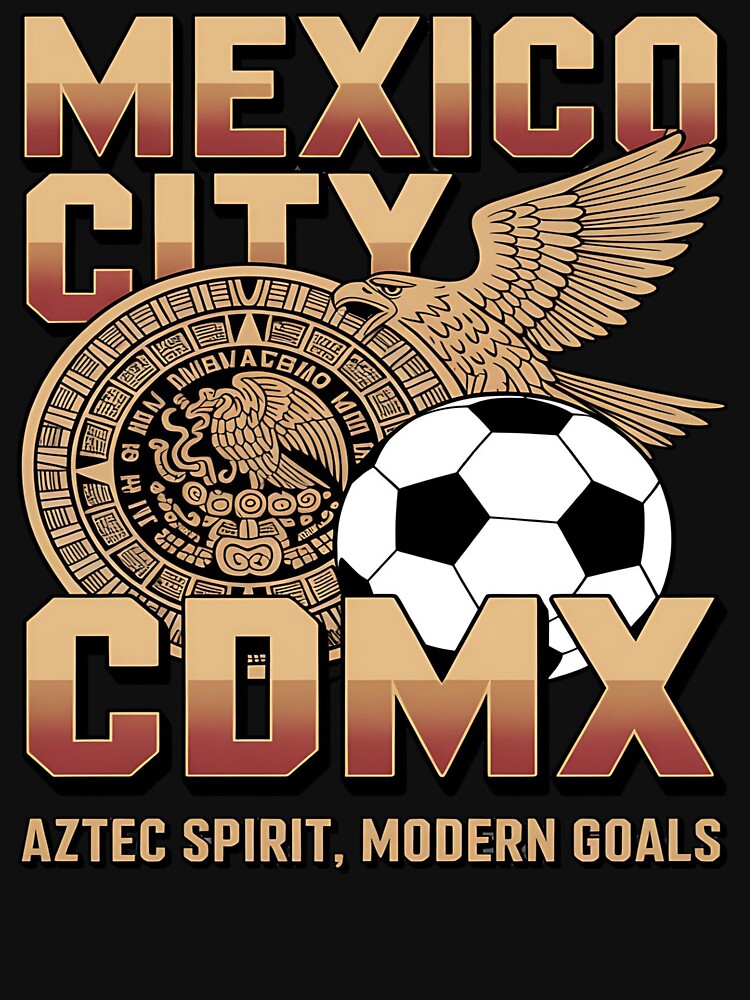 2026 soccer city - Mexico city - soccer host city - american soccer fan - soccer supporter - red white and blue - national pride - soccer hype - soccer fan gear - soccer watch party by JansenGS