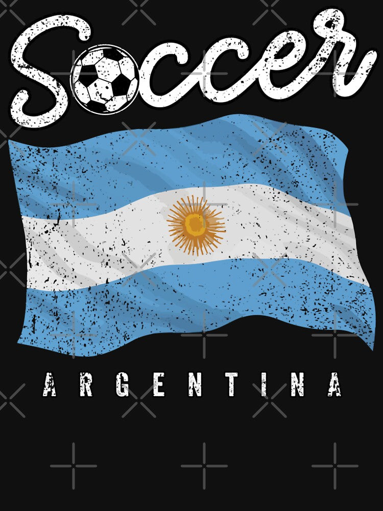 SOCCER TEAMS BIG FLAG - ARGENTINA - Fans and Teams for Men and Women T-shirt by wallsandpatts