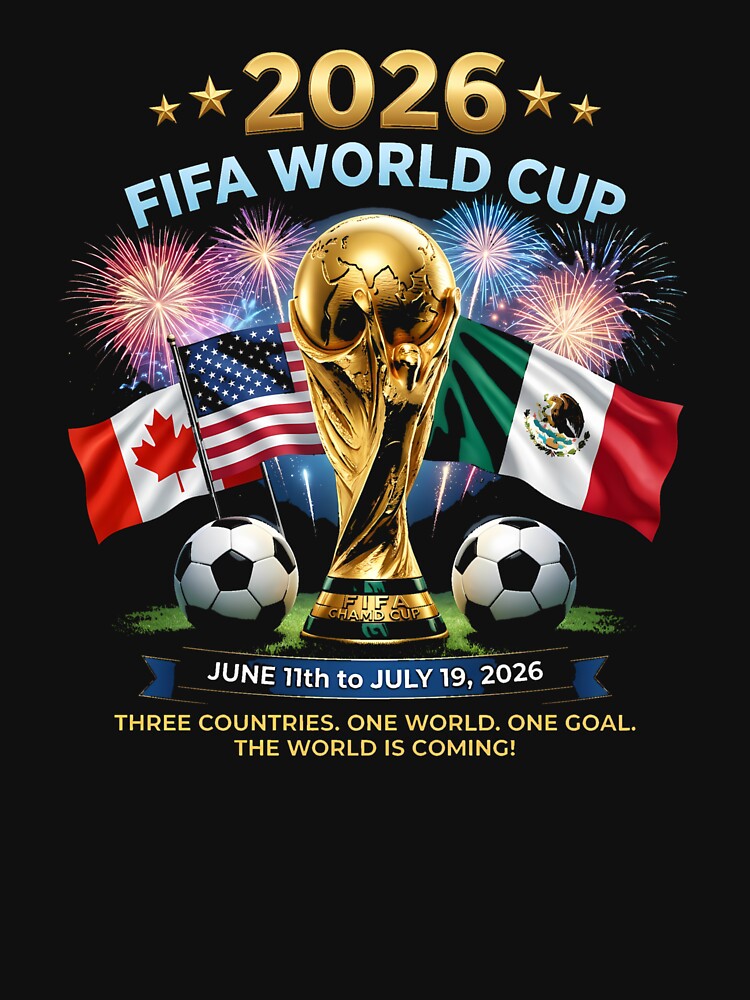World Cup 2026 Soccer Tournament Classic T-Shirt by Badriiiii