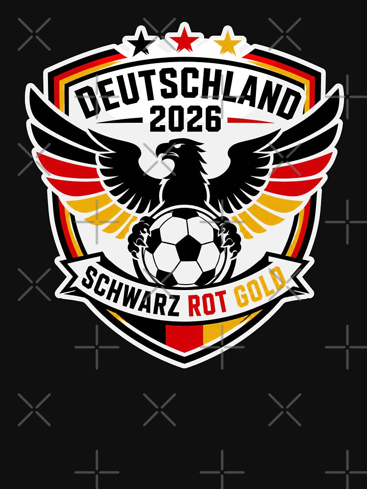 Germany 2026 Eagle Football Crest by RedCircleArt