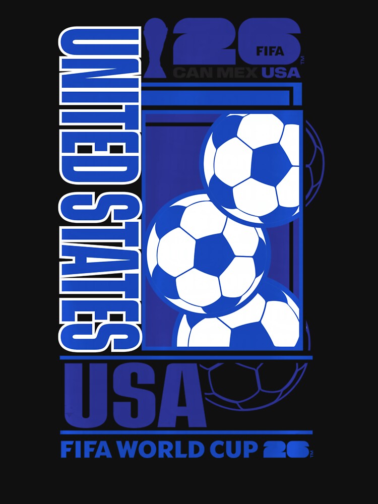 FIFA USA Host Poster Design Today Graphic Art by JohnCarmichael