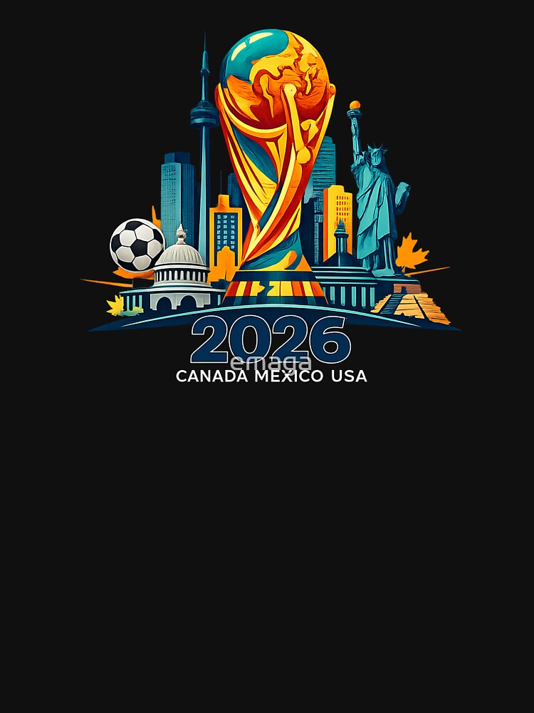 World Football Spirit 2026 - Global Football Championship - USA Canada Mexico Soccer Fan by emaga