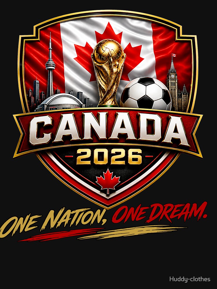 Canada football 2026 Football Fan Shirt | Canadian Soccer Supporter Tee by Huddy-clothes