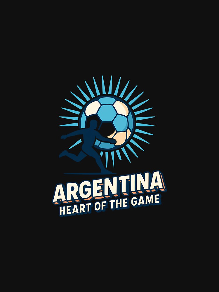 Argentina Heart Of The Game  Soccer Fan by baronphan