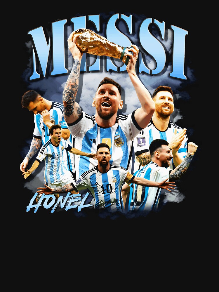 Messi Lionel Argentina World Champion Football Soccer Fan by LeoSnarf