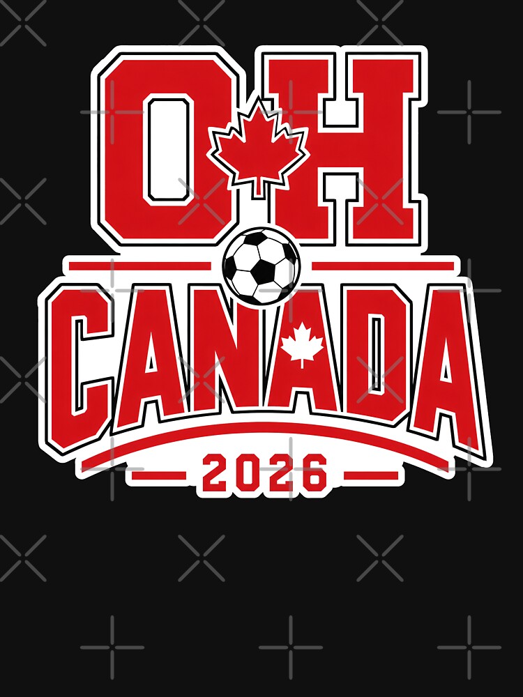 Canada 2026 Soccer Fan Design by RedCircleArt
