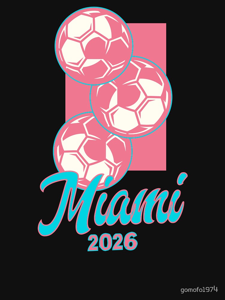 Miami Soccer 2026 Host City - Florida International Fan Art by gomofo1974