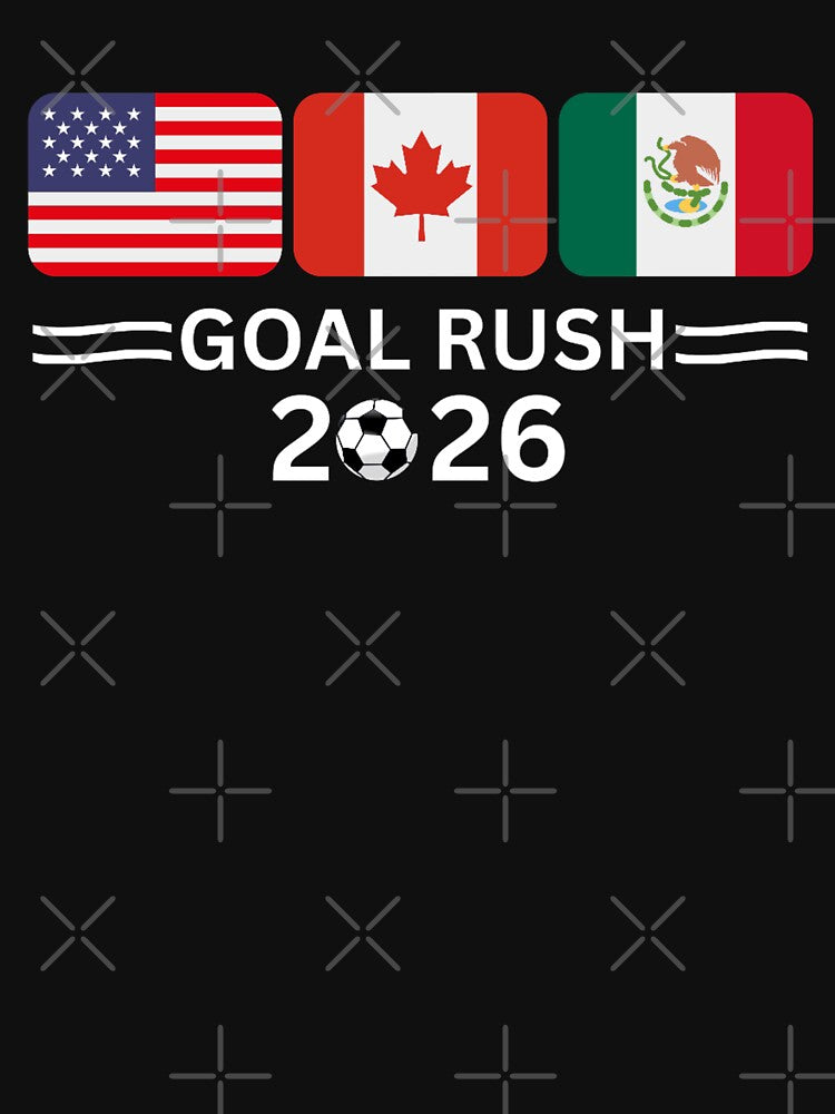 Goal Rush 2026 Soccer Football Fan World Cup 2026 by Thread&Fable