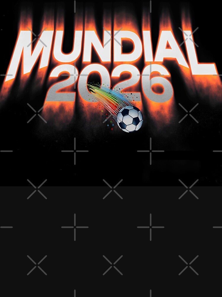 Mundial 2026, on a black background by orthodox-icon
