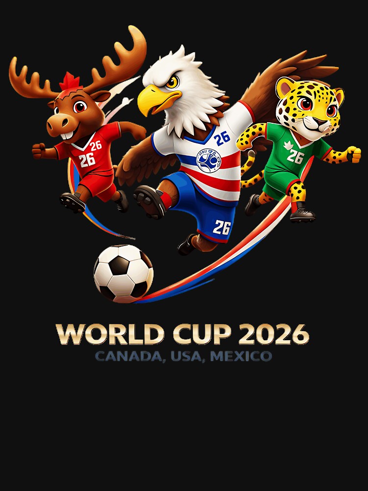 World Cup Canada, USA, Mexico Football Soccer Fan by LeoSnarf