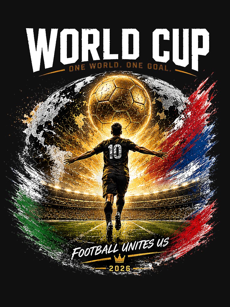 Soccer - WM World Cup 2026, Black by CAnastazyshop