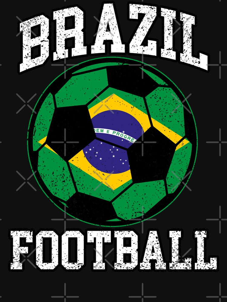 SOCCER BALL - BRAZIL | Soccer Fans and Teams for Men and Women t-shirt by wallsandpatts