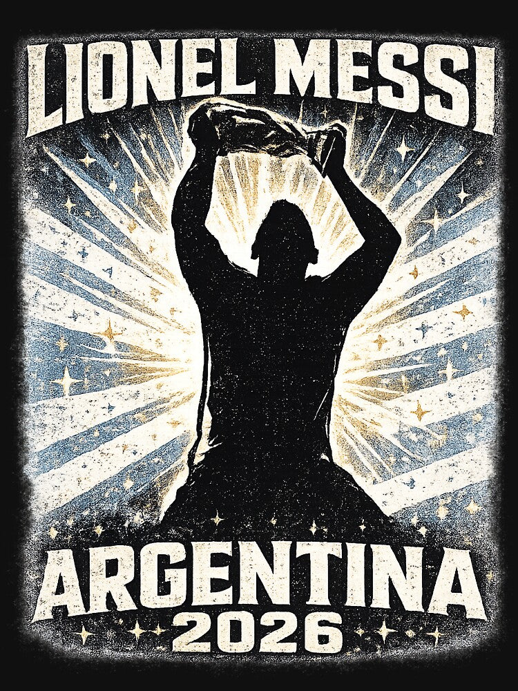 Copy of Campeones Del Mundo Argentina 2026 World Cup Soccer T-Shirt by KickoffStudio