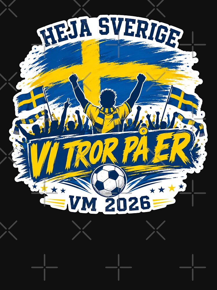 Sweden 2026 Football Supporter Pride by RedCircleArt