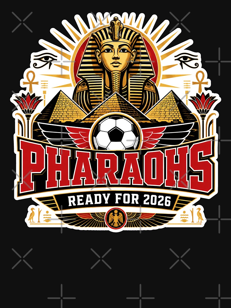 Egypt 2026 Pharaohs Football Crest by RedCircleArt