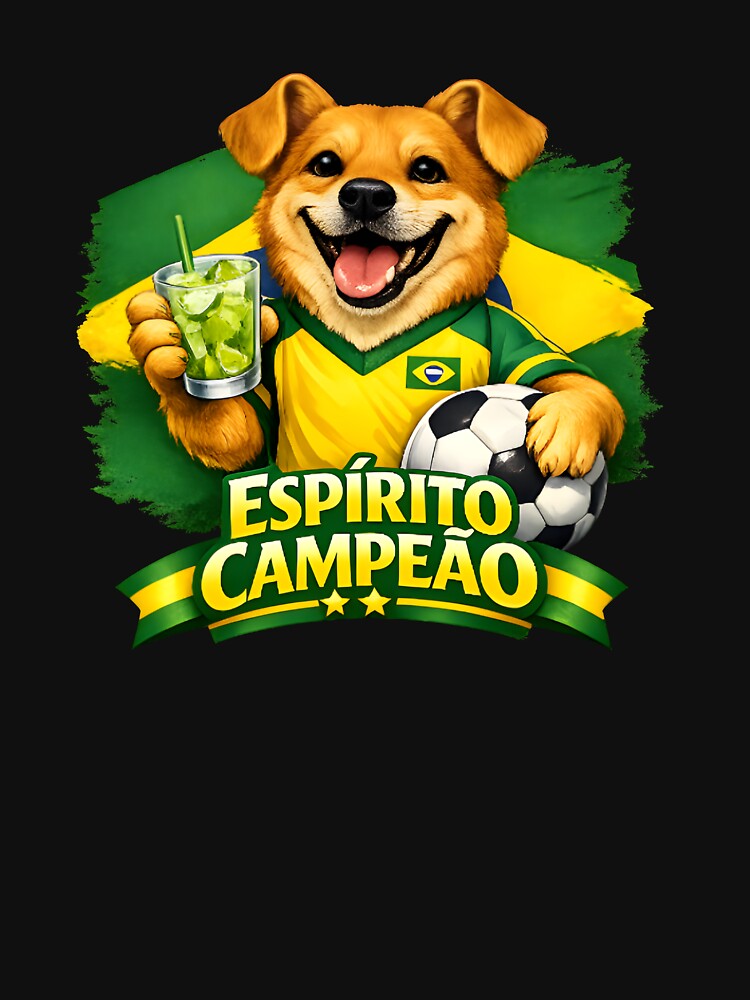Brazilian Caramel Dog Soccer Fan by Fumo-Dolce
