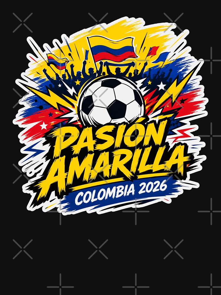 Colombia 2026 Pasion Amarilla Football by RedCircleArt