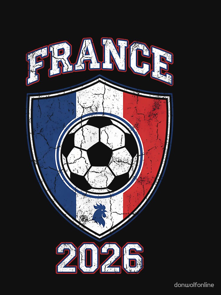 France Football 2026 Soccer Crest by donwolfonline