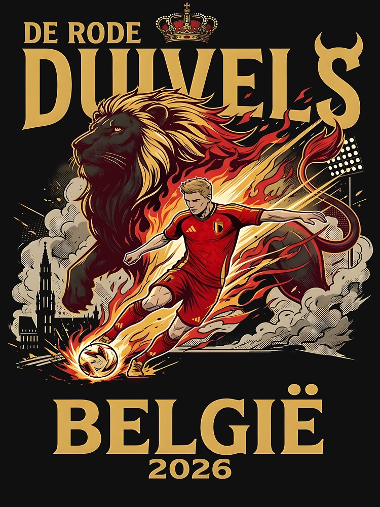 De Rode Duivels Belgium 2026 Design by VoidAnimeStudio