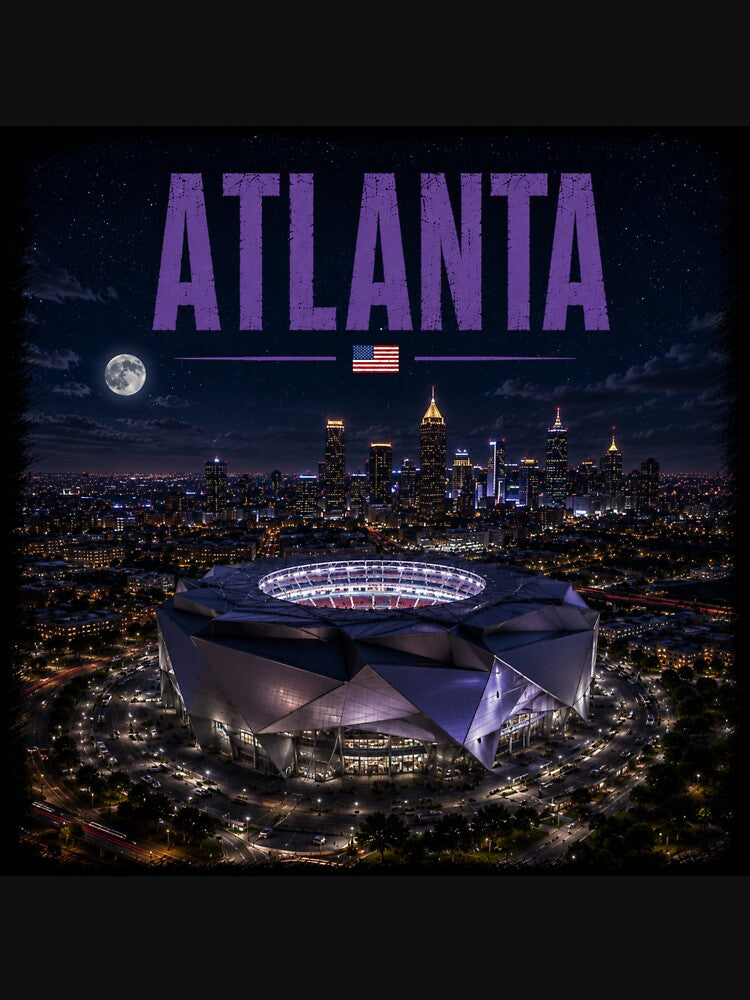 Atlanta Cinematic Stadium Edition (US Flag) by globetrottergfx
