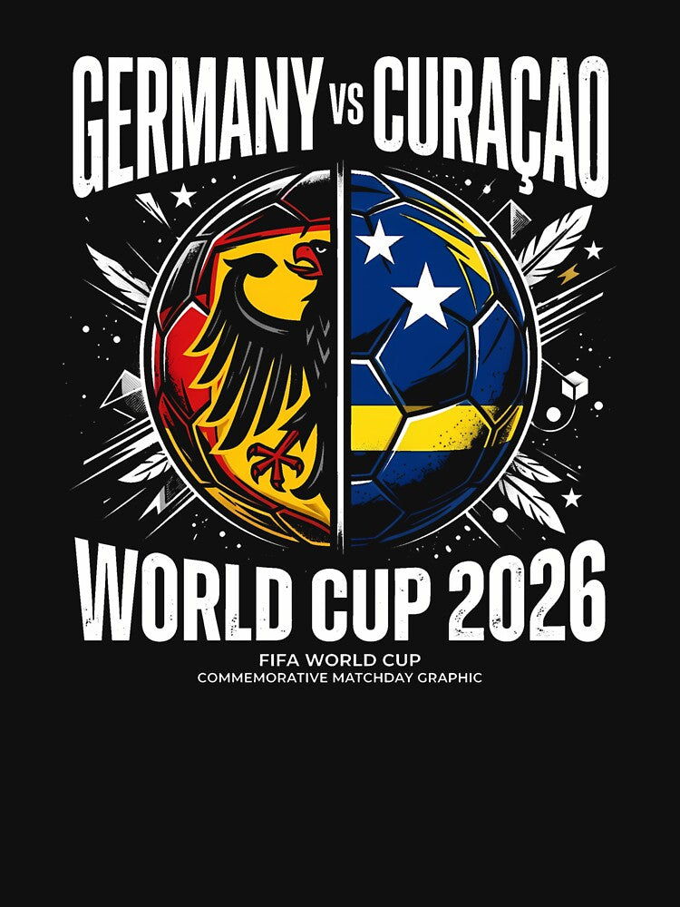 Germany vs Curaçao – World Cup 2026 Group E Match Classic T-Shirt by Badriiiii