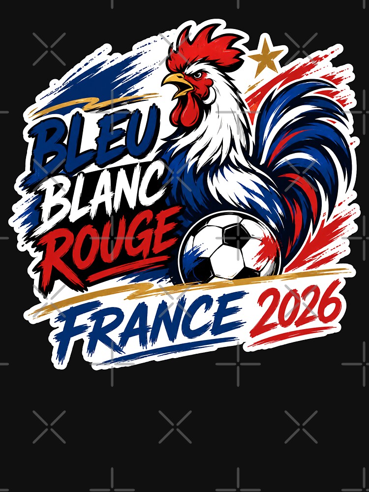 France 2026 Rooster Football Design by RedCircleArt