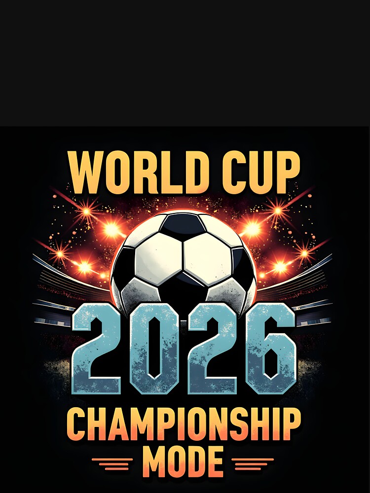 World Cup 2026 Championship Mode Football Fan T-Shirt by MilaPrintify