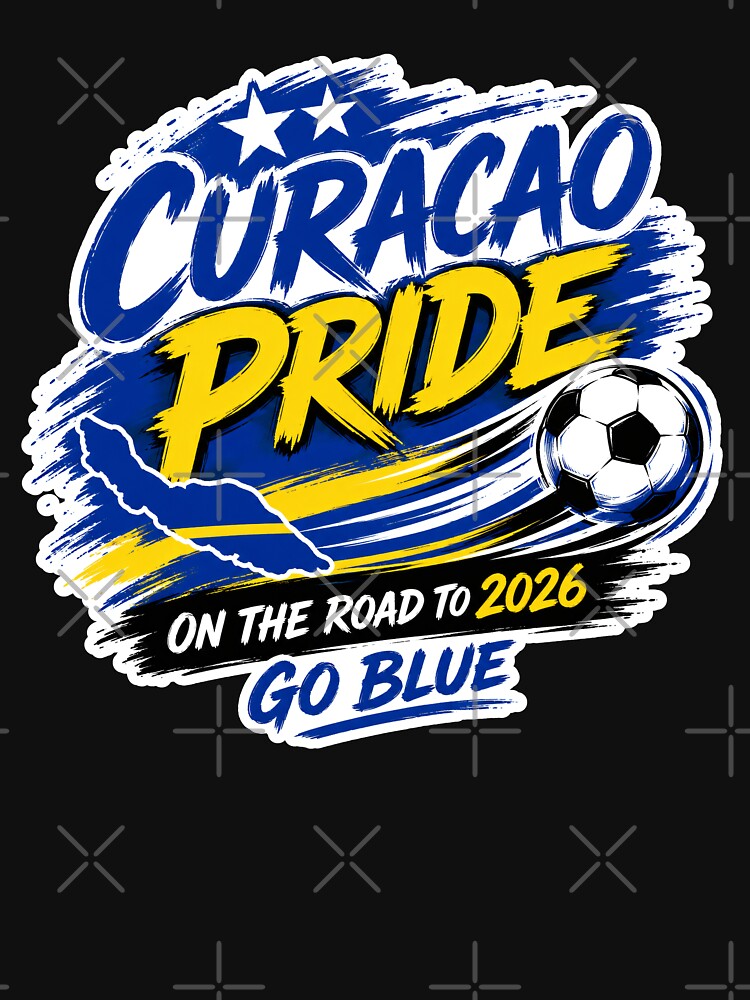 Curacao 2026 Football Pride Design by RedCircleArt