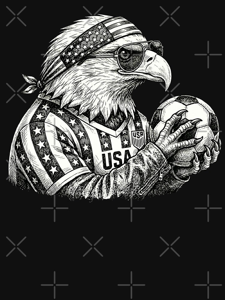 Bald Eagle Soccer by Roy & Tiffany