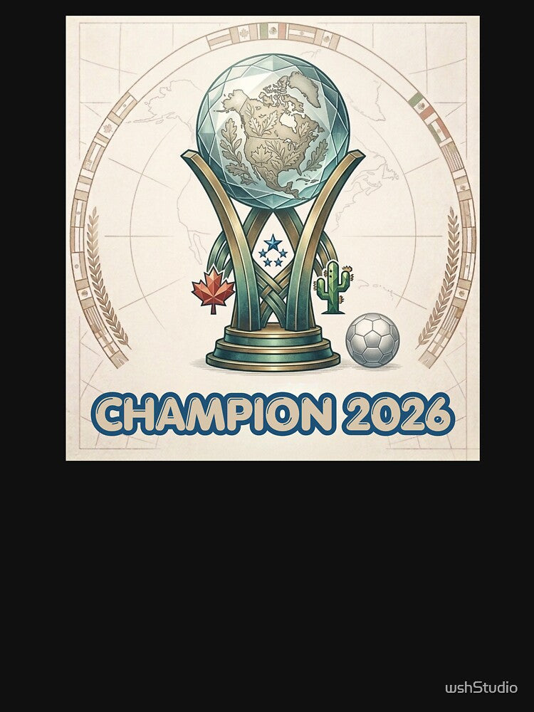 2026 Soccer Championship T-Shirt - North American Soccer Souvenir Shirt - Vintage Style Sports Graphic Tee by wshStudio