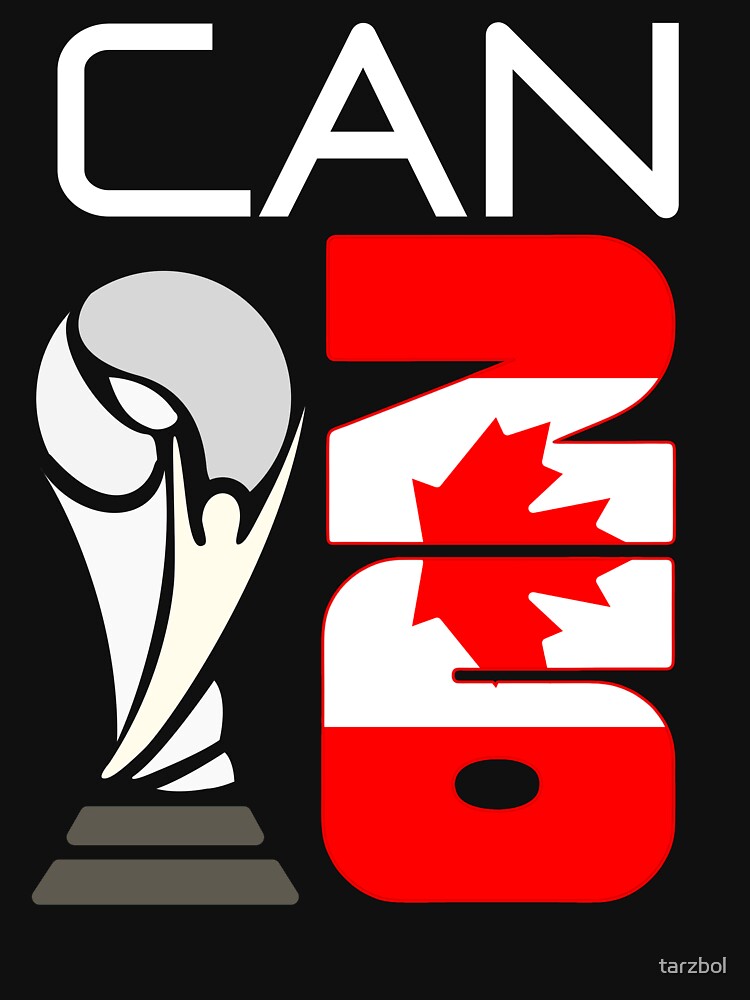 Canada 2026 Soccer World Cup Trophy Canadian Flag Design by tarzbol