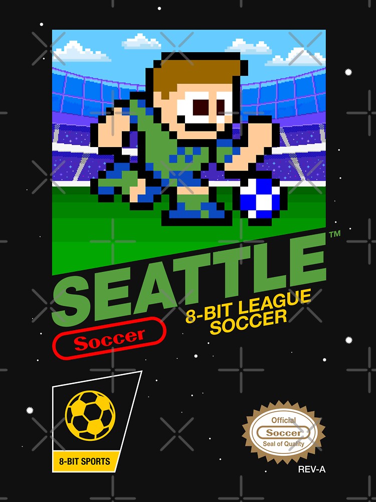 Seattle Sounders FC (8-bit Videogame Cart) by The Armorsmith
