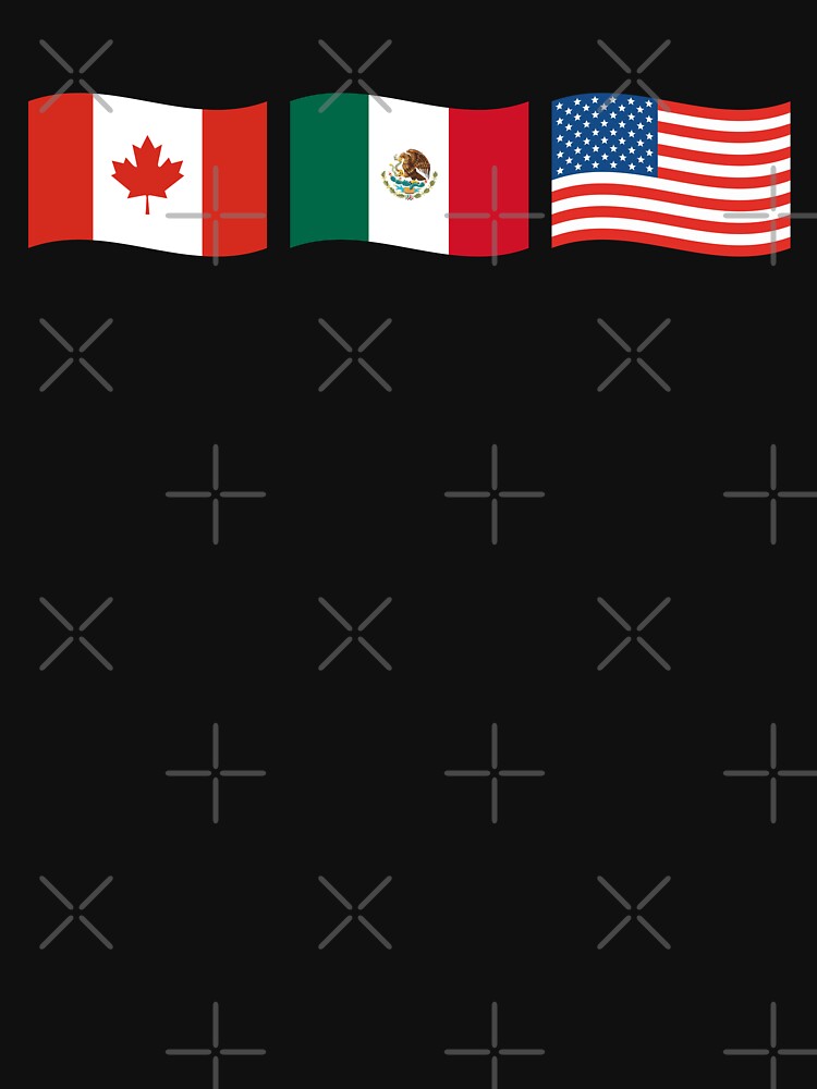 North American Flag - International Football by Wolagno
