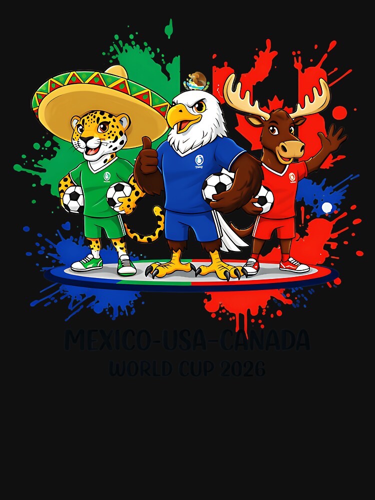 Mexico-Usa-Canada World Cup Nations Soccer Fan by LeoSnarf