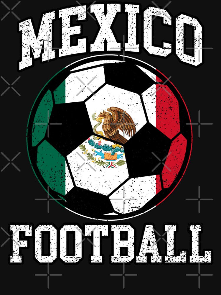 SOCCER BALL - MEXICO | Soccer Fans and Teams for Men and Women t-shirt by wallsandpatts