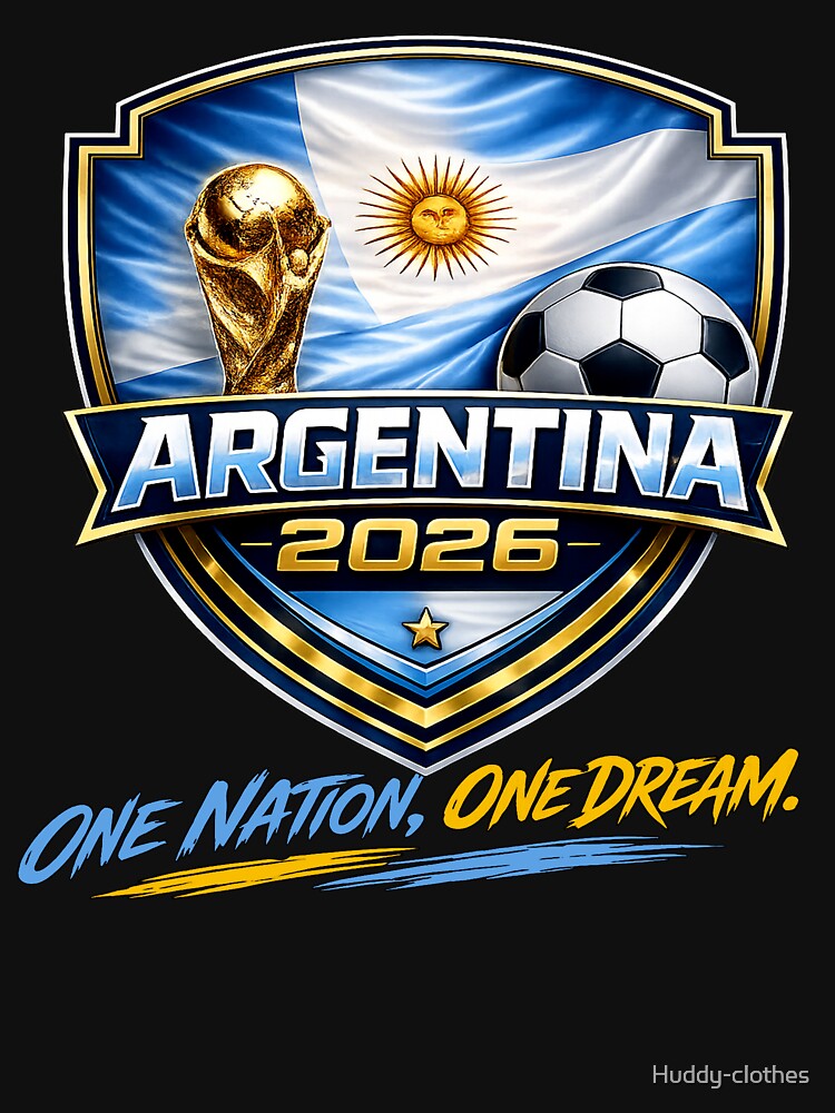 Vamos Argentina | Argentina Football Nation team | Argentina Soccer Fan design by Huddy-clothes