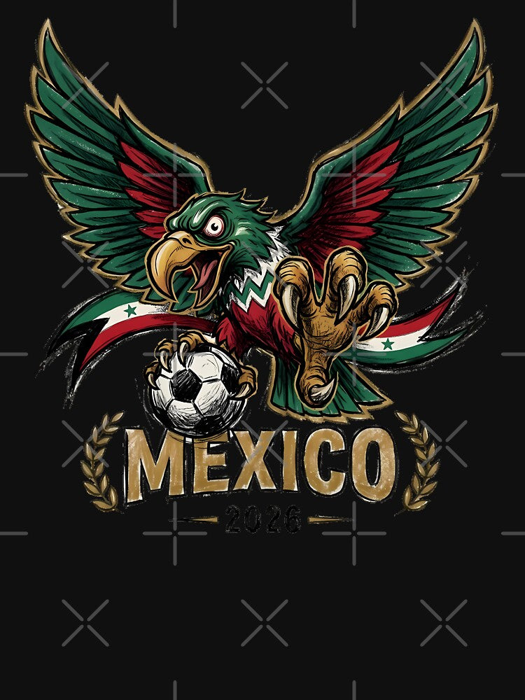 Mexico 2026 Football Eagle Mascot - Mexican Soccer Pride by Ayiyi Shop