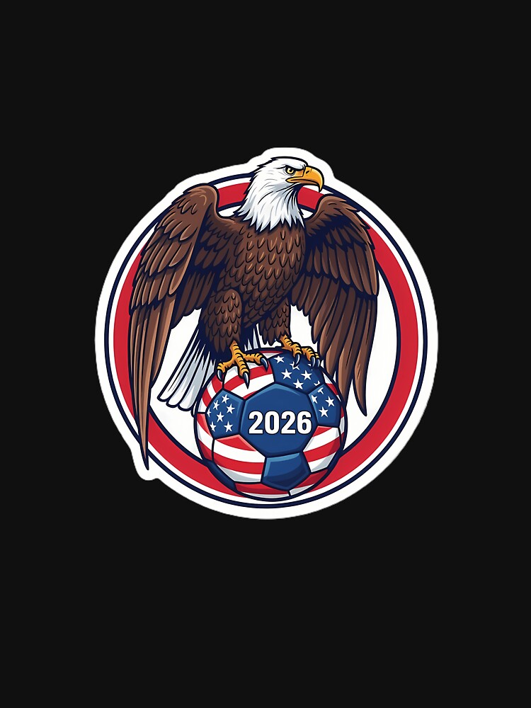 Usa Eagle Soccer 2026  American Pride Football by Trendy-Threads