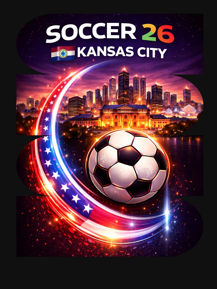 Kansas City Soccer 2026 Shirt, Soccer 26 Kansas City MO Fan Tee, Kansas City Missouri Soccer Graphic by MK-Charlie