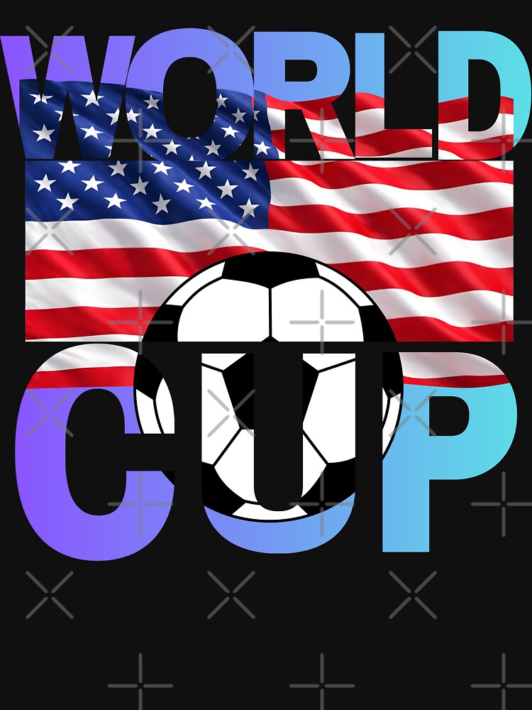 USA Soccer World Cup Pride – American Flag Football Fan Design by Karim-Karem