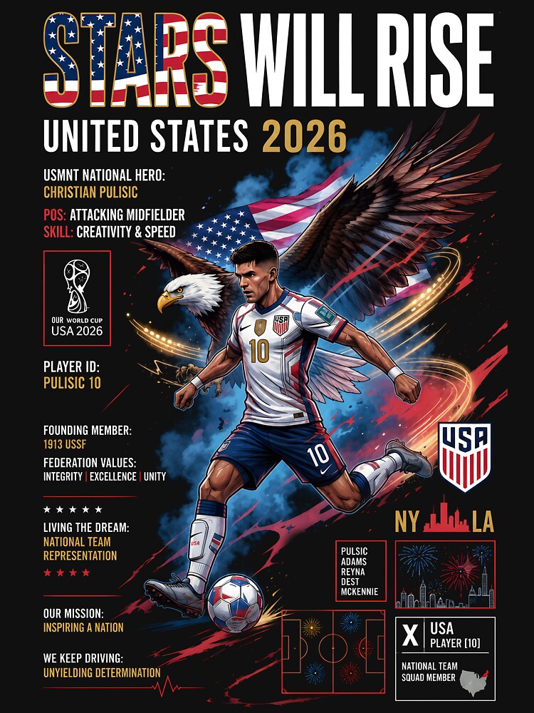 Stars Will Rise USA - World Cup 2026 by VoidAnimeStudio