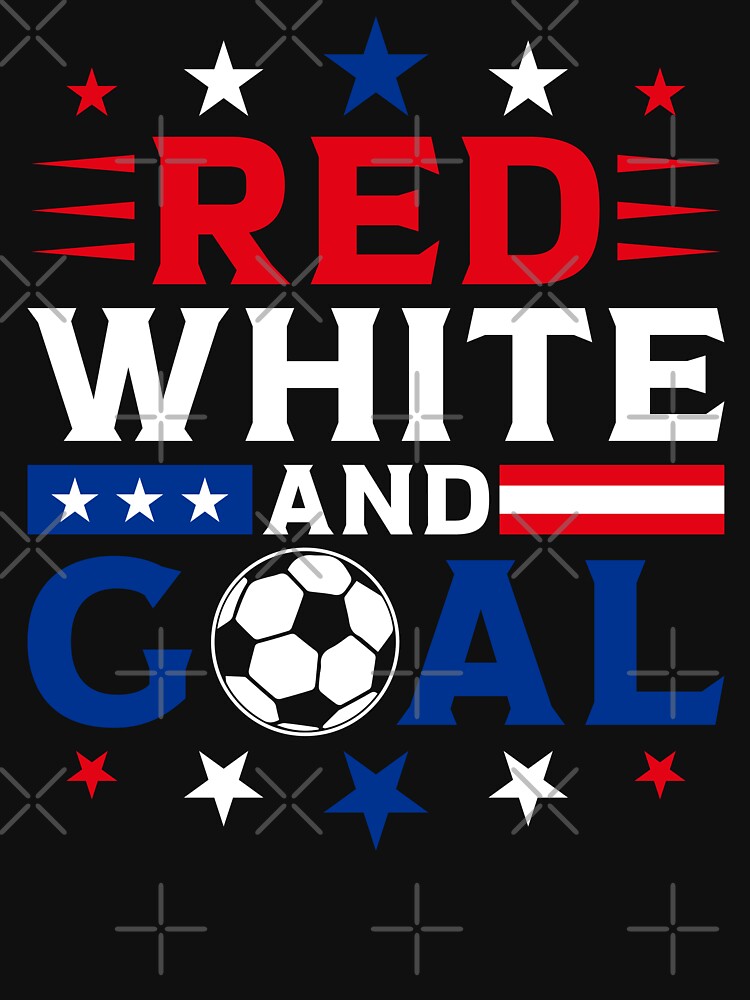 Red White and Goal - USA Soccer 2026 by gunaone-design