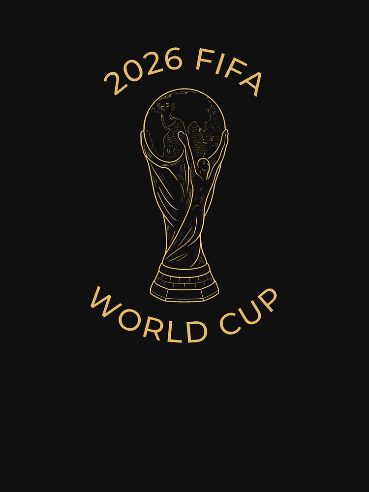 Brazil 2026 World Cup Fan Shirt Trophy Design Classic T-Shirt by Badriiiii