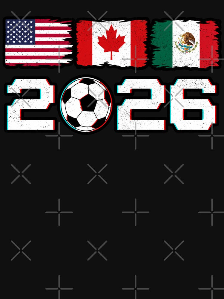 WORLD CUP 2026 - USA CANADA MEXICO 2026 | Fans and Teams for Men and Women T-shirt by wallsandpatts