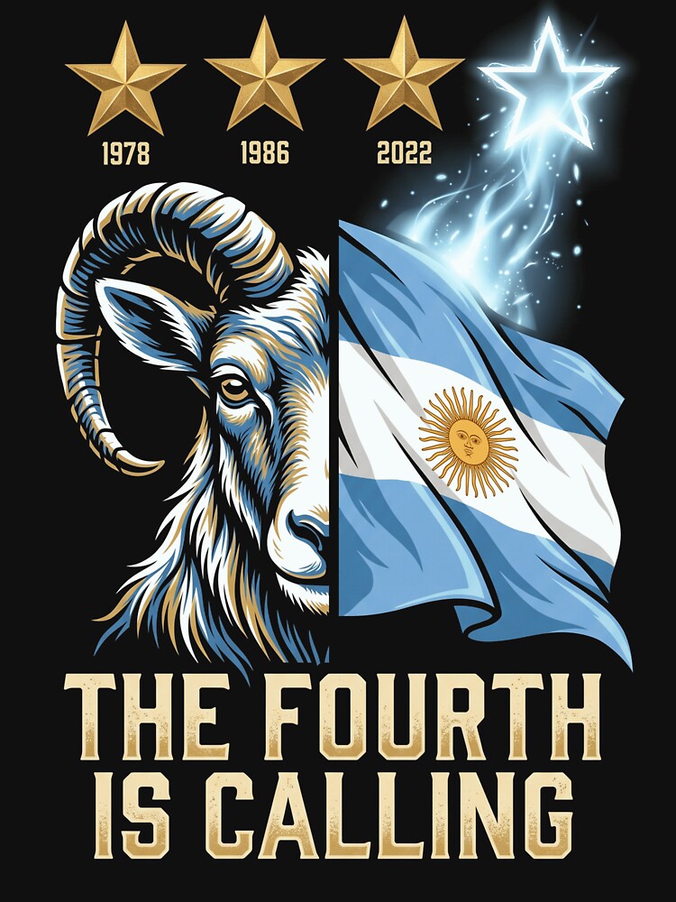 The Fourth Is Calling Argentina Fan Shirt by VizoArt-Studio