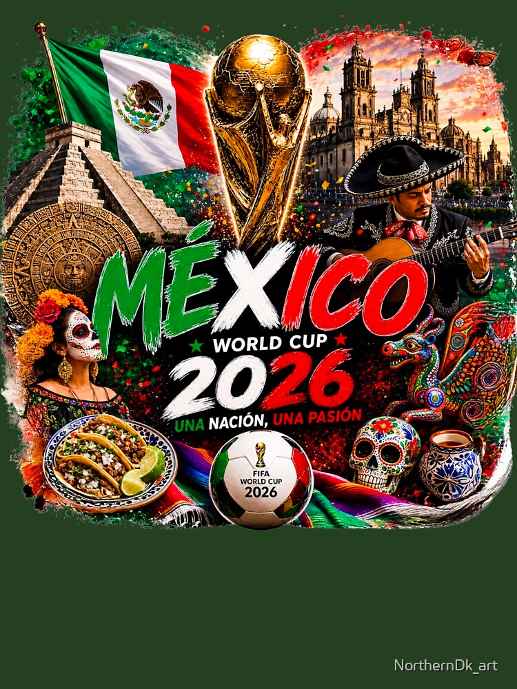 World Cup 2026 Mexico Special Edition Soccer Sticker by NorthernDk_art