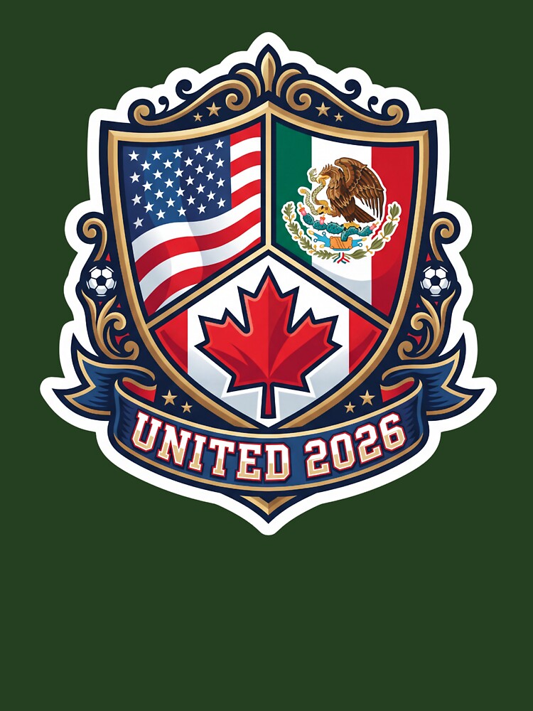 United 2026 Soccer Crest USA Mexico Canada by ryanguas